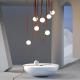 Minimalist Duplex Floor Wabi Sabi Style Designer Villa Belt Living Room Dining Room linear pendant lighting(WH-AP-560）