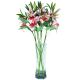 Anti UV Artificial Flower Lily 60cm 7 Color For Wedding Events Party Decor