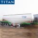TITAN 30/35cbm cement bulker transporters Wheat Flour Silo Trailer