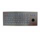 Metal Wired Backlit Keyboard Vandal Proof  With Hula Pointer Mouse
