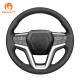 Hand Sewing Black Suede Steering Wheel Cover for Isuzu Dmax D-MAX Xterrain 2021-2023