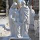 Marble Holy Family Statues Religious Life Size Jesus Stone Hand Carving Church Decor