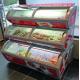 Digital Thermostat Ice Cream Cake Display Showcase / Glass Display Cabinet