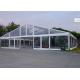 15m * 25m Transparent Water Proof PVC Tent Fabric  Party Tents For Outdoor Activity