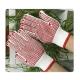 Sailing And Terminal Handling Thick Cotton Knitted Hand Gloves With Dots On Palm