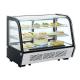 Professional Electric Counter Top Cake Refrigerated Display Case For Commercial