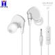 Light 8 Pin Wired In Ear Earphones Stereo Round Cable For IPhone