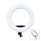 Daylight 18 Inch LED Ring Light CRI 96 Beauty Livestream FE-480II Ring Lamp With Stand