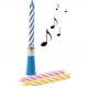 Decorative Spiral Musical Birthday Candle / Amazing Singing Birthday Candle