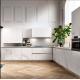Melamine Finish Modern Modular Kitchen Cabinet L Shape Design