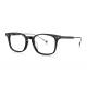 Plastic prescription glasses for unisex  in classic eyeshape with pure metal temple
