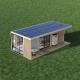 Detachable Container Hurricane Proof Prefab House With Solar Electricity For Morocco