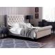 Modern Bedroom Furniture Simple Design Wooden King Size Sleigh Bed