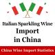 Italia Sparkling China Wine Import Statistics