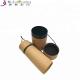 Kraft Round Hat Custom Printed Paper Tubes With Handle For Industrial Raw