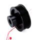 Precision Custom CNC Machining Parts Black Machine Parts Axles Stainless Steel Aluminum Milling and Turning Processing Services