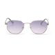 Men Women Polygon Frame Sunglasses Reflective Personality Small Frame Plain Lens Glasses