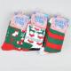 Fashion colorful jacquard women's coral fleece thick socks in high warmth for promotion