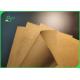 Eco - Friendly 0.55mm 0.7mm Color Washable Kraft Paper For Wallet Tear Resistance