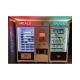 Healthy Options Cold Drink Fresh Food Vending Machine With Double-Glass Door Metal Sheet