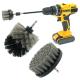 4Pcs Electric Drill Bit Scrubber Attachment With Cleaning Brush