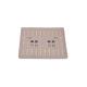 ABS PVC PET Beige Flocked Blister Tray Custom Made