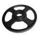 Yellow HT250 Gray Cast Iron Synchronous Wheel Timing Belt Pully