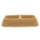 Biodegradable Bamboo Fiber Bowls Water Feeding For Dogs And Cats Easy Clean