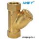 ISO228  4 Casted  Brass Inline Y Type Strainer With Long Handle