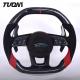 Carbon Fiber Steering Wheel For Audi RS3 RS4 RS5 RS6 S3 S4 S5 S6 S7 Flat Top Bottom