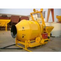 Industrial Portable Concrete Mixer With Pump 14r / Min Drum Rotating Speed