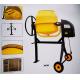 Two Wheels Electric Mini Concrete Mixer 250L With Cast Iron Ring Gear