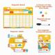 Customizable Magnetic Reward Chart for Kids Dry Erase Board with Pens and 200 Stars Personalized Size and Design