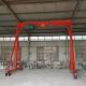 Single Girder Gantry Crane With Wheels Electric Hoist  For Construction 3T 5T