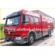 400HP Engine Rescue Fire Truck With 8 Ton Capacity Water Tank And Water Cannons