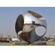 Large Size Outdoor Sphere Sculpture Stainless Steel For Public Roundabout
