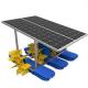 0.75KW Paddle Wheel Aerator Solar 25Lbs For Aquaculture Water Garden