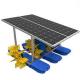 48V 1000W Solar Paddle Wheel Aerator 4 Impellers 1.5HP Bottom Diffuser Aerators