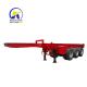 12500x2500x1650mm 3 Axle 40 FT Flatbed Container Semi Trailer with ISO9001 Certification