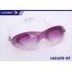 Cool Fashion Optical Pink Swimming Goggles With Purple Tinted Curved Lens For Adult / Ladies