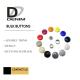 Metal Shiny Lacquer Buttons And Snaps 4 Parts Painted Color DTM Fabric