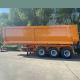 SHACMAN CIMC 3 Axle Mining U Shaped Semi Trailer Tipper Dump Truck