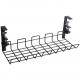 Non-folding Rack Carbon Steel Cable Tray Basket for Standing Desk in Office and Home
