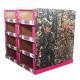 Patterned Pallet Display Stands CMYK Printing With OEM / ODM Services