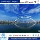 Professional Arch Prefabricated Steel Truss Pedestrian Bridge Flexible