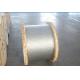Non - Alloy Galvanized Ground Shield Wire With Hot Dip Galvanizing Vertical Process