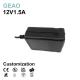 24W 1.5A 12V Desktop Power Adapter With Safety Protection PSE