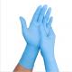 Healthcare Use Disposable Sterile Gloves Medium Size Blue Color Heavy Duty