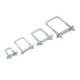 ZINC Finish U Bolt And Fastener For Customized Colors Bracket Shaped Structure