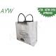 Side Gusset Flat Bottom Portable Shopping Bag PET With Handle / Customized Logo Printing